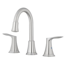 Haddington Chrome Single Handle WaterSense Waterfall Sink Faucet