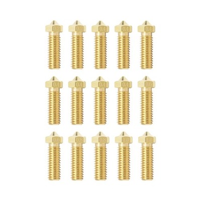 15PCS Nozzles Kit for Anycubic Vyper, 3D Printer 7PCS 0.4mm For Vyper Brass 