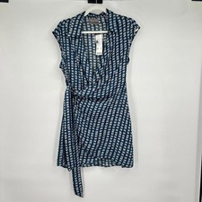 Women's Urban Outfitters NWT Butterfly Wrap Blue Dress S