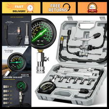 Compression Tester Kit With Fluorescent Gauge 300 Psi 13-piece Set For Cars Compression Tester Kit With Fluorescent Gauge 300 Psi 13-piece Set For Cars