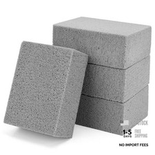 4 Pack Grill Cleaning Bricks, Pumice Stone for Cleaning Oven, Stove, 4 pack