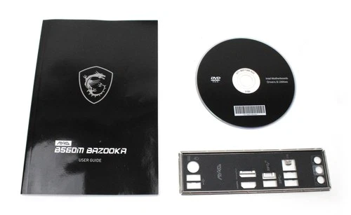MSI MAG B560M Bazooka - Handbuch - Blende - Treiber CD    #335196