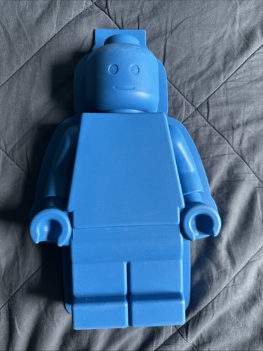 LEGO Blue Silicone Baking Pan Cake Mold Minifigure