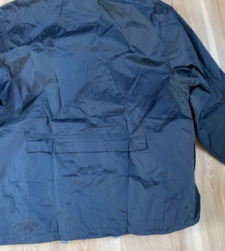 Chaqueta cortavientos vintage Quicksilver Nylon antidesgarro para hombre L con capucha envío gratuito - Imagen 7 de 9