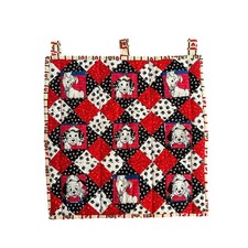 Handmade Quilted Disney 101 Dalmatians Nursery Wall Hanging 24  X 24  