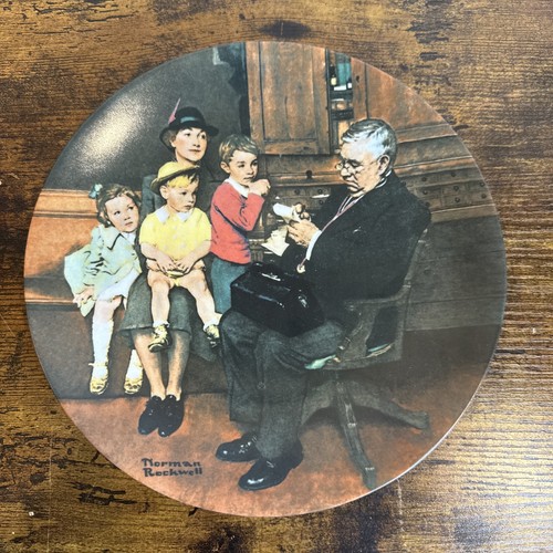 3 - Pacchetto Targhe da Collezione Numerate Norman Rockwell Edizione Limitata - Foto 7 di 8