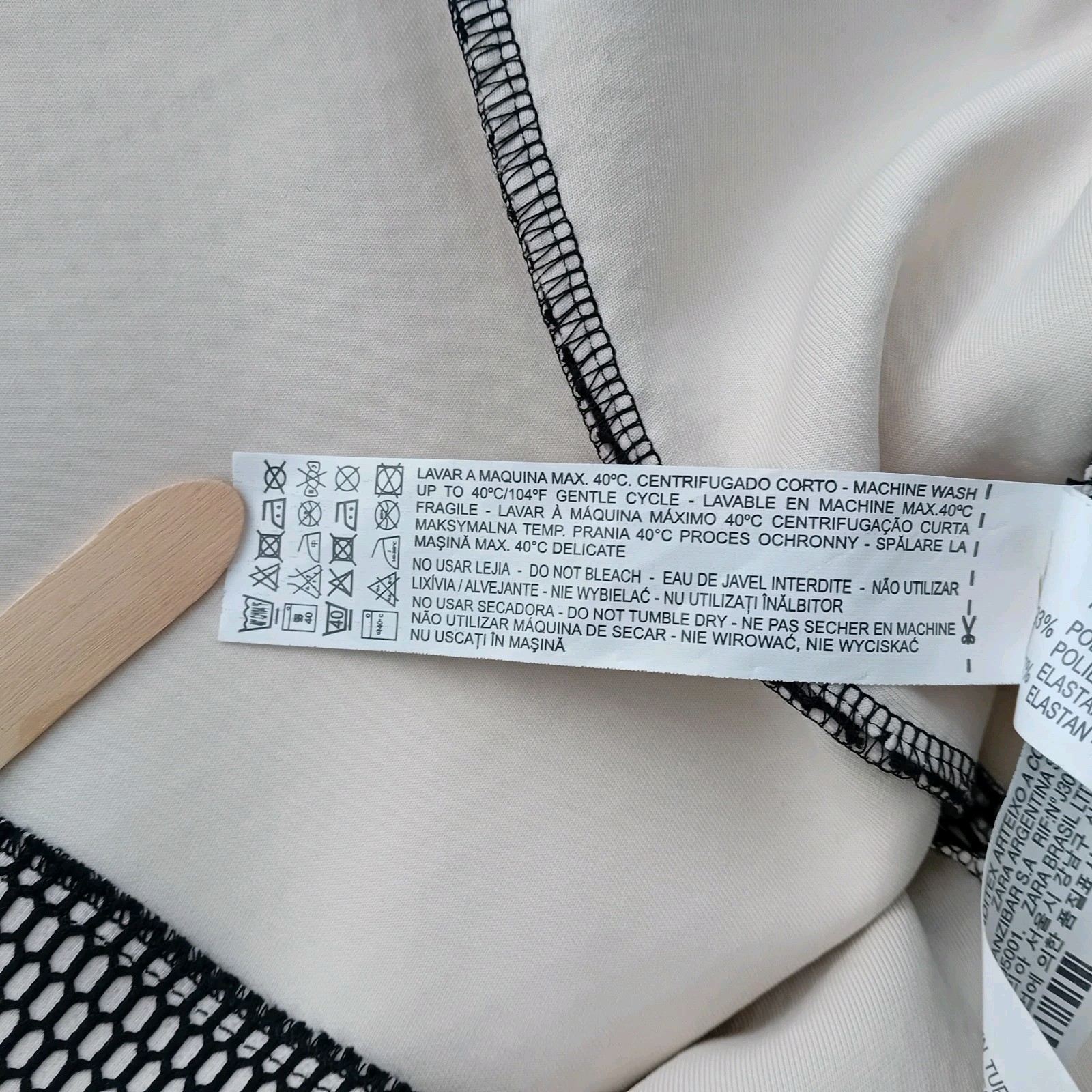 Zara Women's Scuba Net Mesh Fit&Flare Skater Mini Dress Sz L NWT Wedding Events