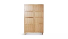 Assembled Habitat Radius 2 Door Wardrobe - Oak