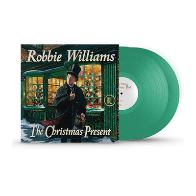 Robbie Williams - The Christmas Present (Green 2x Vinyl + Signed Christmas Card)