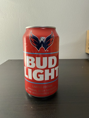 2025 Bud Light Washington Capitals Limited Edition 12oz Beer Can EMPTY NHL Hocke