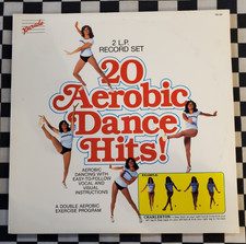 20 Aerobic Dance Hits! 2xLP by Marcy Muir vinyl VG+ PA-101 Parade Records