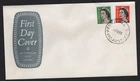 1966 Australia QE11 Queen Elizabeth 3c + 4c APO SHIELD FDC