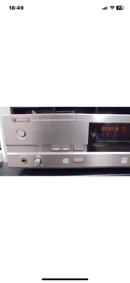 YAMAHA CDR-HD 1500 HDD-CD RECORDER - Image 4 of 4