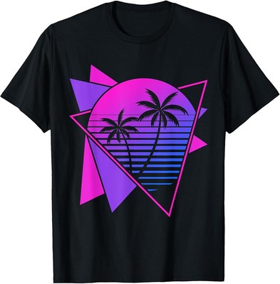 Retro 80s Vaporwave Aesthetic Palm Trees 90s Art Vaporwave 4