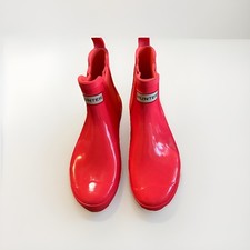 Hunter Original Chelsea Boots Women's Rain Boots, Magenta Flux, GLOSSY W8
