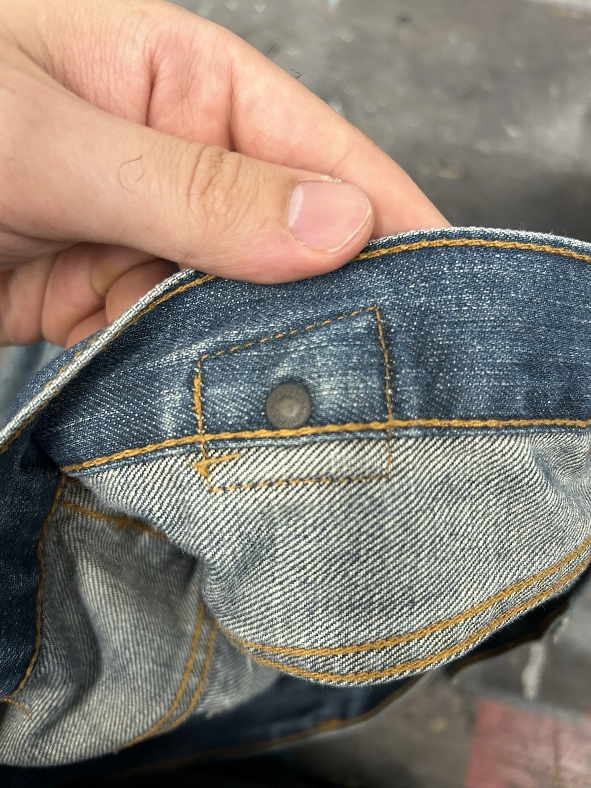 VTG Levis Heath Rackley Buckleback Hesher Jeans 30x30 LVC 1920s Repro Mine image 15