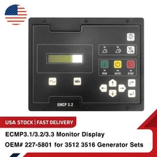 EMCP3.2 3.1 3.3 Generator Controller Monitor Display  for CAT 3516 3512 227-5801