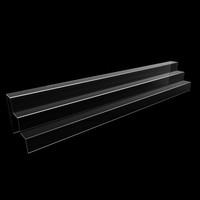 Treppe Aus Acryl, FüR Sammler 950 Mm Breit - 3 Stufen, 3 Mm Acryl Neu (1521B)
