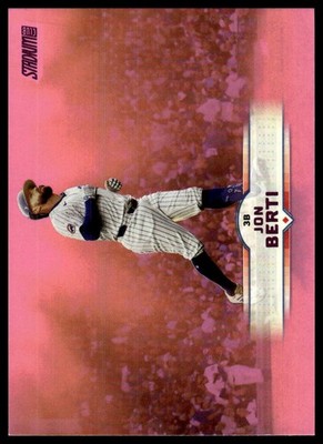 2025 Stadium Club #44 Jon Berti Pink Foil