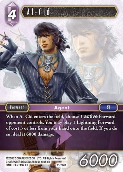 Al-Cid Foil - 2-097H - NM - Final Fantasy | eBay
