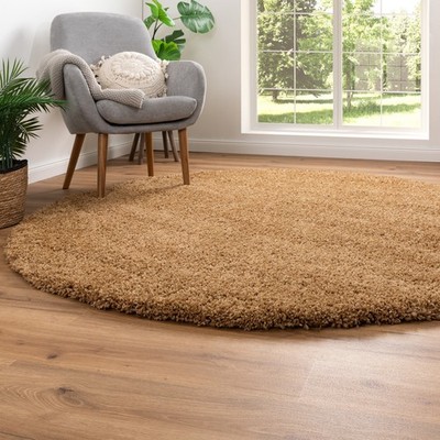 Ragolle Twilight Hochflor Teppich 50 mm Shaggy weich Wohnzimmer Rund