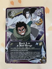 Naruto CCG, Rock Lee & Neji Hyuga, 751, 1st Edition, LP, Foil