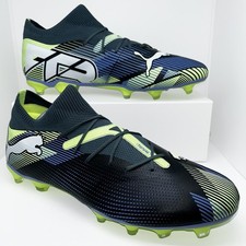 Puma Future 7 Match FG/AG Mens Soccer Cleats Size 12 Grey/White New