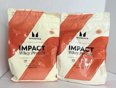 2 Impact Whey Vanilla Protein Powder Drink Mix
