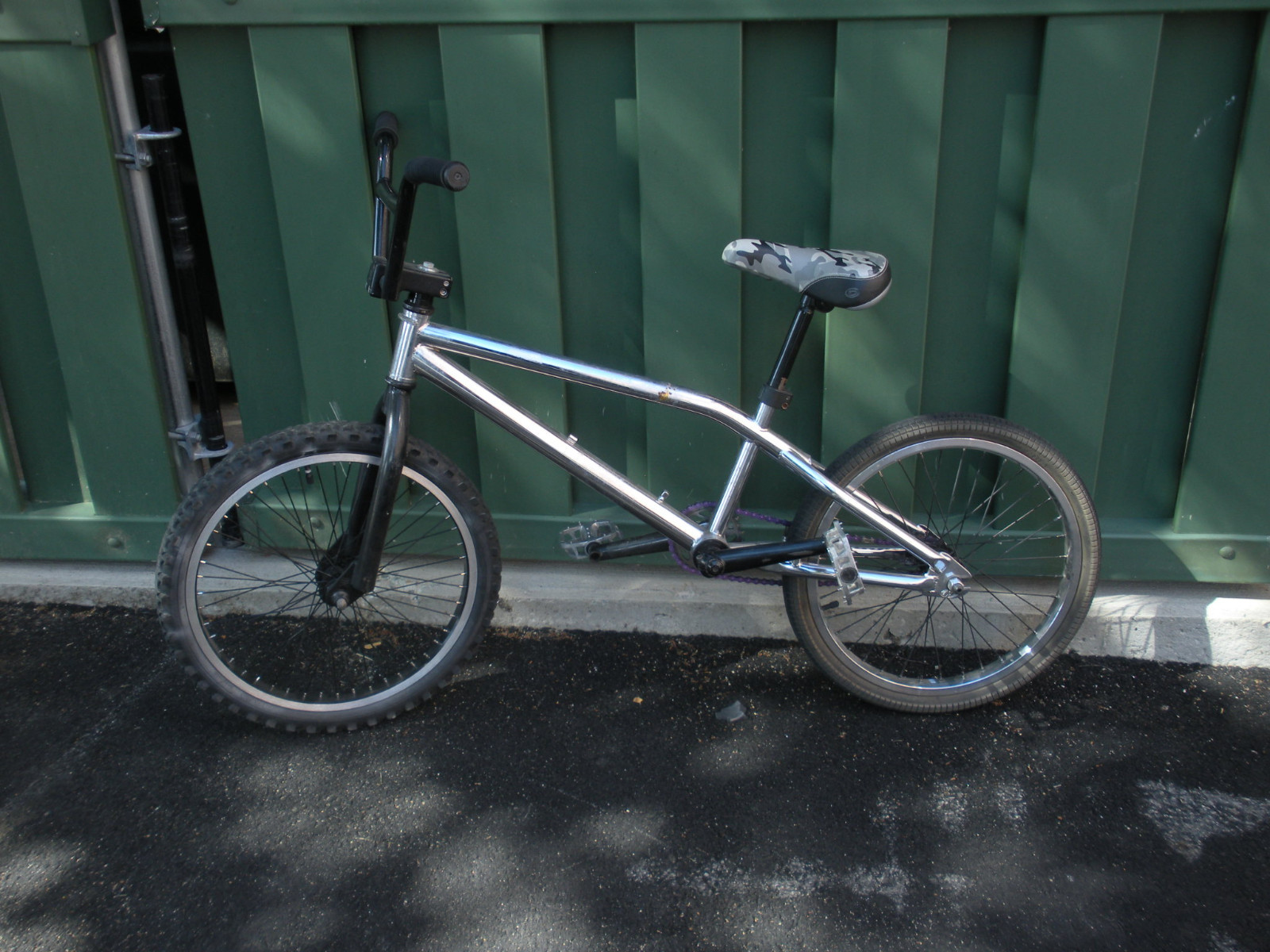 Haro Backtrail Nyquist X1 BMX Bike Complete Chrome Black --- No Brakes --- 10"