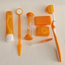 Dental Orthodontic Wax Mirror Tooth Brush Ties Toothbrush Floss Kits