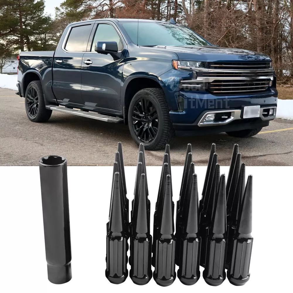 Black lug nuts 2024 for chevy silverado