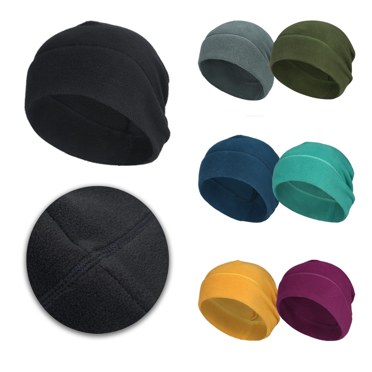 Cycling Skull Cap Warm Windproof Suitable for Various Outdoor Sports in Winter