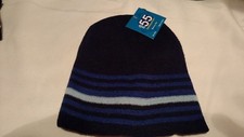 Beanie Thermal Sport Winter Skull Stocking Cap Hat One Size Fits All Dark Blue