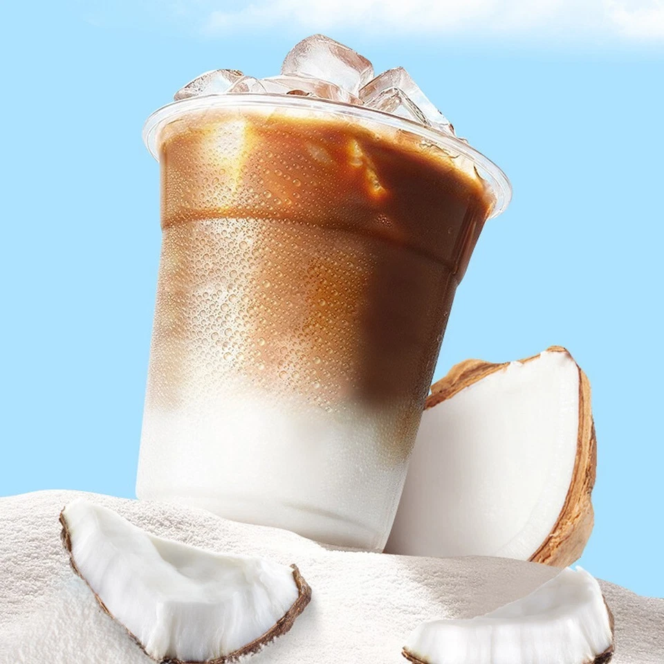 Premium Coconut Cream Powder 300g/10.58oz - 20 Single Serve Packets, Dairy Free, - Image 3 of 4