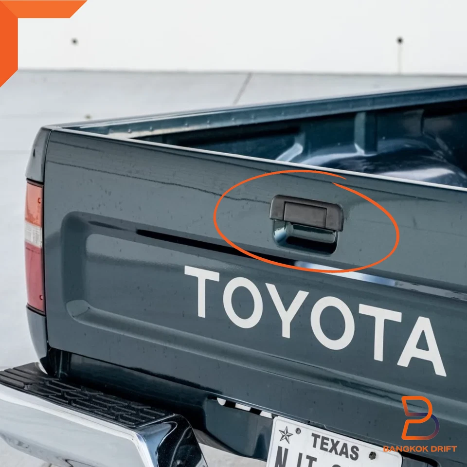 MANIJA DE PUERTA TRASERA NEGRA para camioneta Toyota 88-96 4Runner LN85 LN105 69090-89101-B Foto 2 de 4