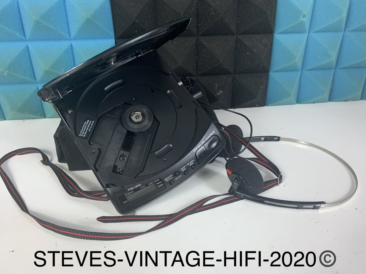 PANASONIC SL-S30 PORTABLE CD PLAYER + ORIGINAL HEADPHONES & NECK