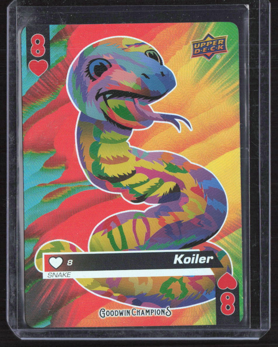 2021 Upper Deck Goodwin Champions #8 Koiler Playing Cards Animation