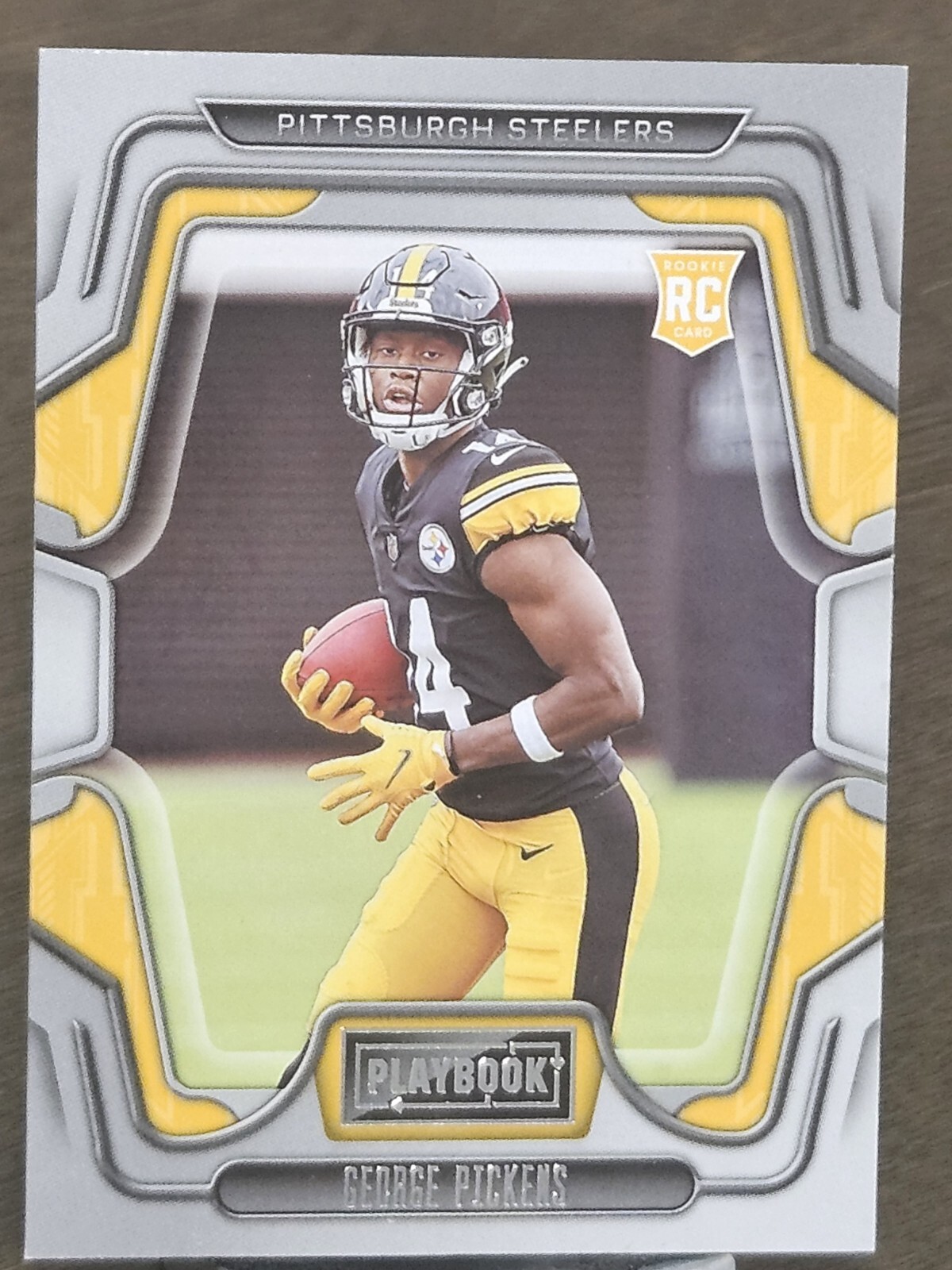 2022 Panini Playbook - Rookies #123 George Pickens (RC) Pittsburgh Steelers
