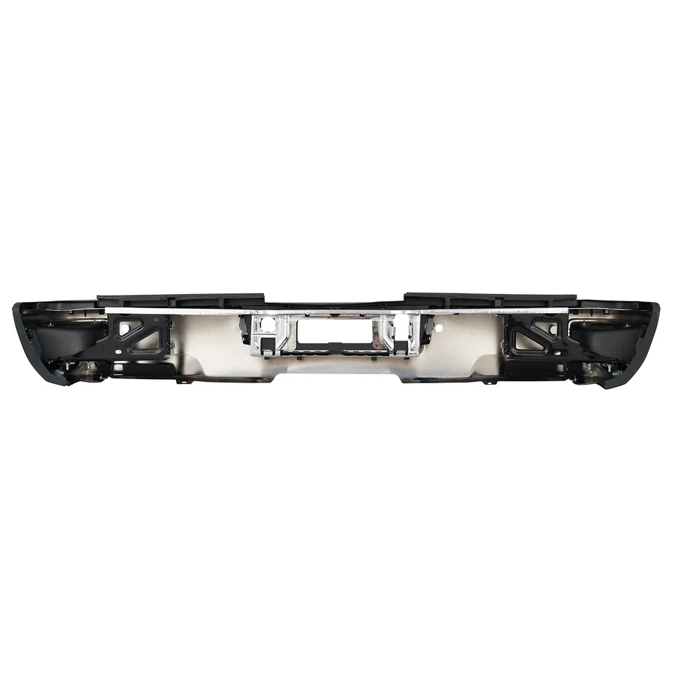 For 2015-2019 Silverado Sierra 2500 3500 HD Chrome Rear Step Bumper with Hole Foto 3 de 4