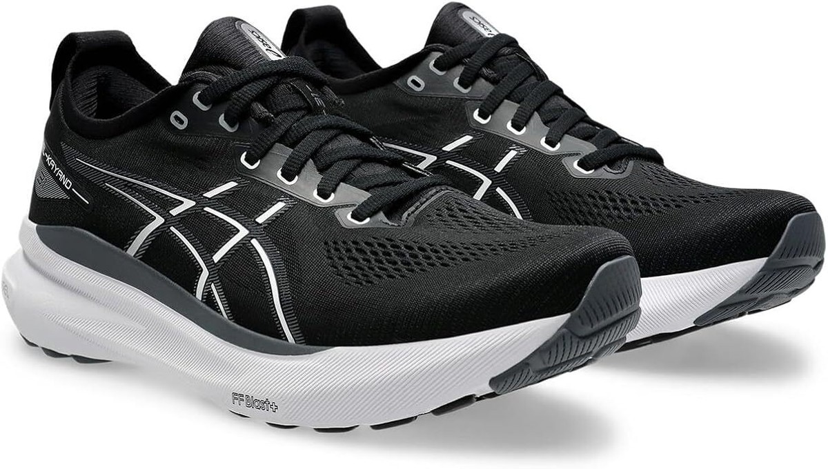 ASICS Men's Running Shoes GEL-KAYANO 31 Black/White 1011B867 ASICS Men's Running Shoes GEL-KAYANO 31 Black/White 1011B867