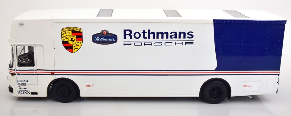 CMR Mercedes Benz O317 Porsche Transporter Rothmans 1:18