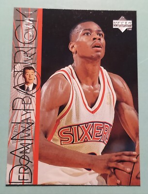 1996-1997 Upper Deck ALLEN IVERSON #350 Rookie RC Dan Patrick From Way ...
