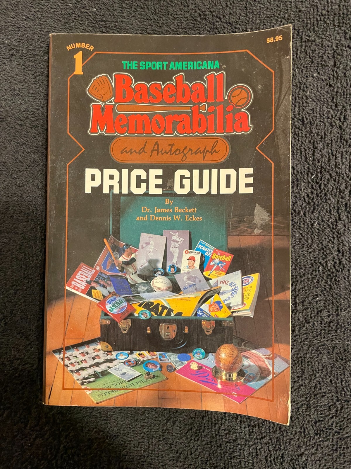 1982 Beckett Baseball MEMORABILIA AND Price Guide Magazine NICE GRADE M1022