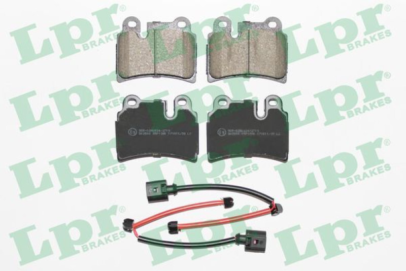 4 Plaquettes frein arrière 7L6698451B pour Touareg conduite montagne