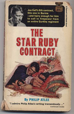 The Star Ruby Contract Philip Altlee Paperback 1967  Vintage Crime Adventure 