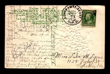 1910 Topeka & Fort Scott RPO / Lucky PPC / Light Cnr Crease - L19082