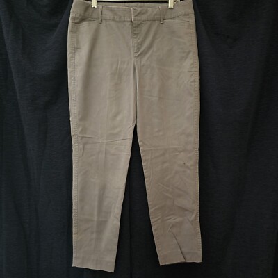 Old navy Womens Pixie Chino Pockets gray pants sz 10 