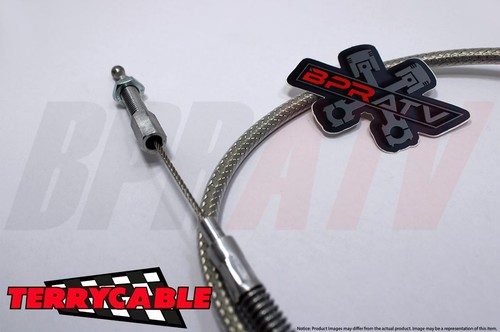 Banshee TWIST Throttle Cable Terrycable Steel Braided Keihin Mikuni Lectron PWK - Picture 7 of 13