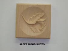 Summer Bloom Flower Trim Wood, Corner Trim Block, Door Window Trim