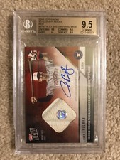 2018 Topps NOW Alex Bregman All-Star MVP Auto Relic #02/10 BGS 9.5/10 Jersey #!
